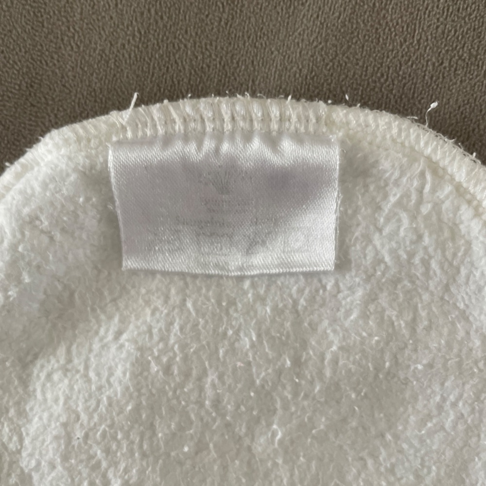 2x Hanfeinlagen von Blümchen