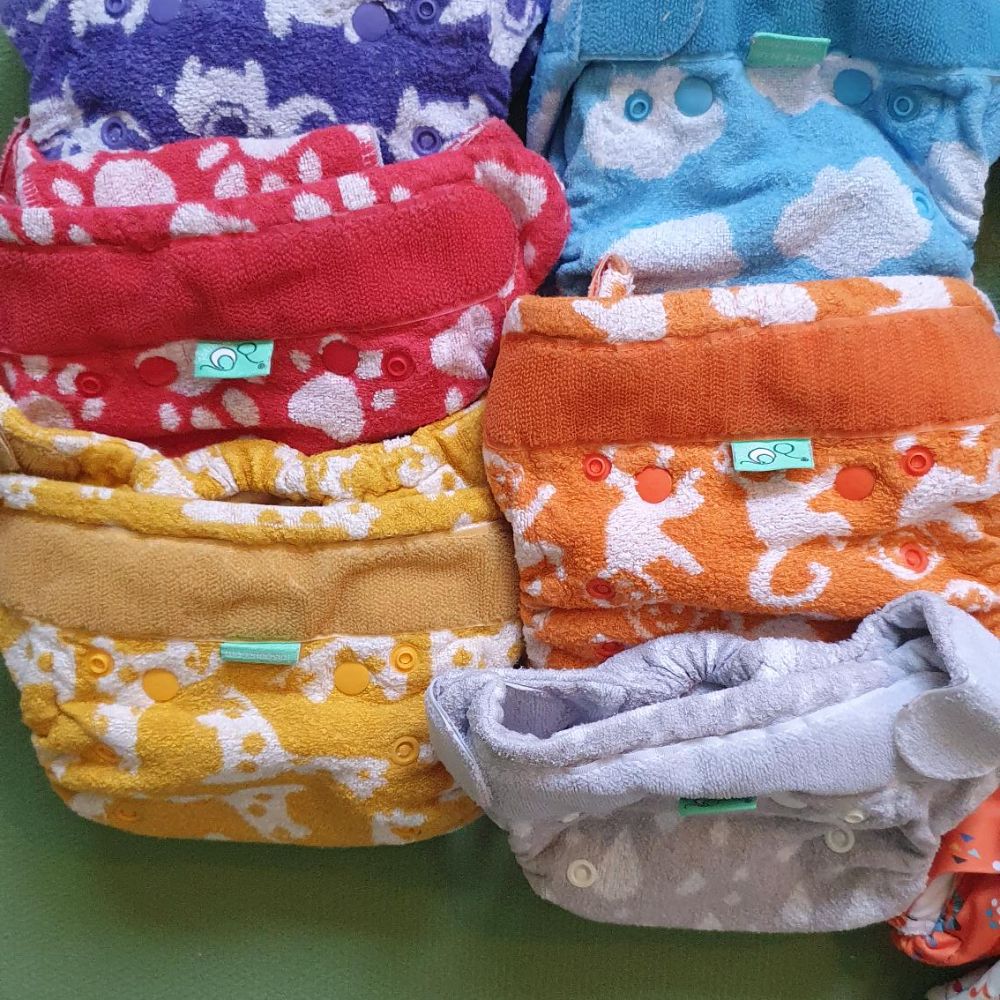 Fröhliches Stoffwindelpaket