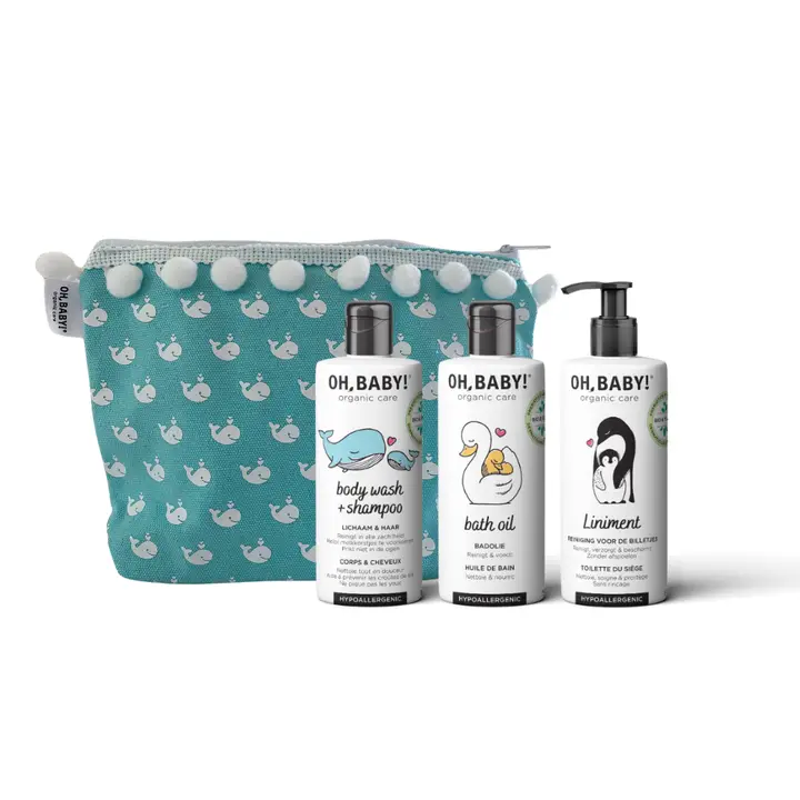 Oh, Baby! Essentials – Natürliches Babypflege-Set 4-teilig (bio & vegan)