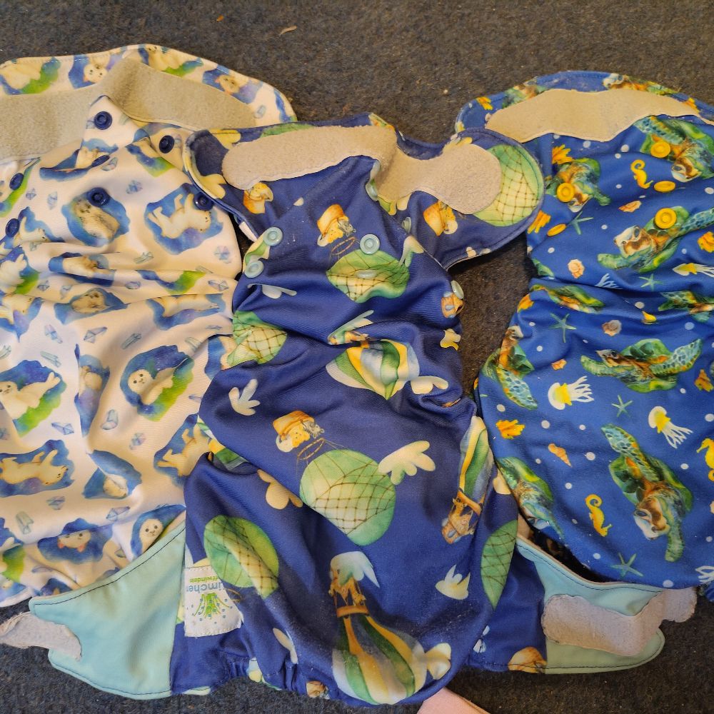 10All-in-One Windeln von Blümchen