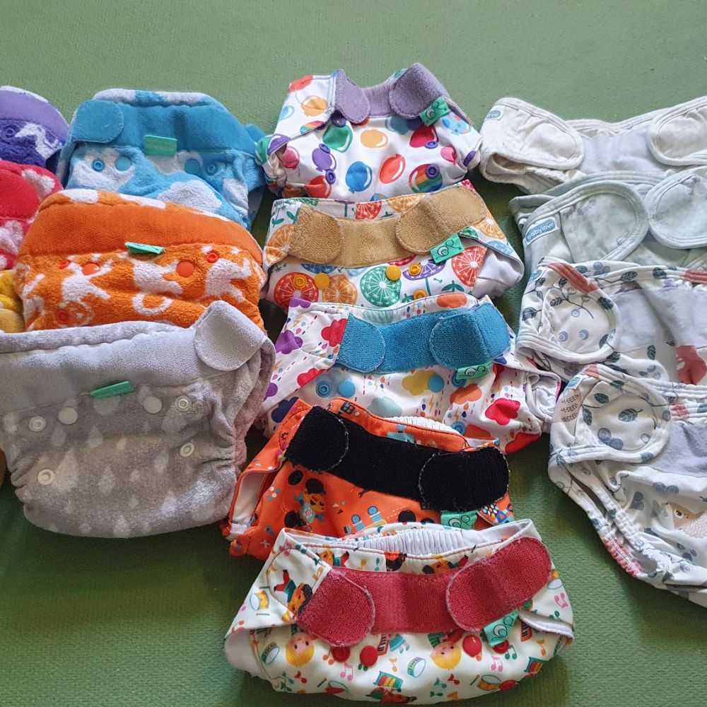 Fröhliches Stoffwindelpaket