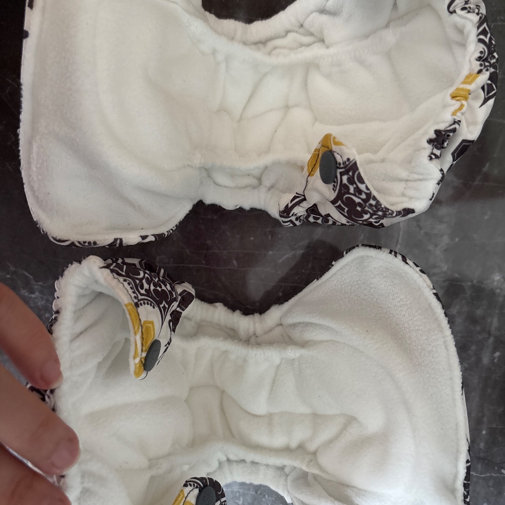 2 x Stoffwindeln Newborn