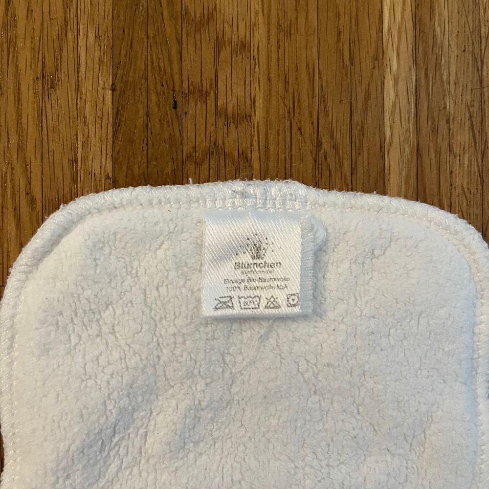 Einlage Blümchen Baumwolle ca. 12x23 cm