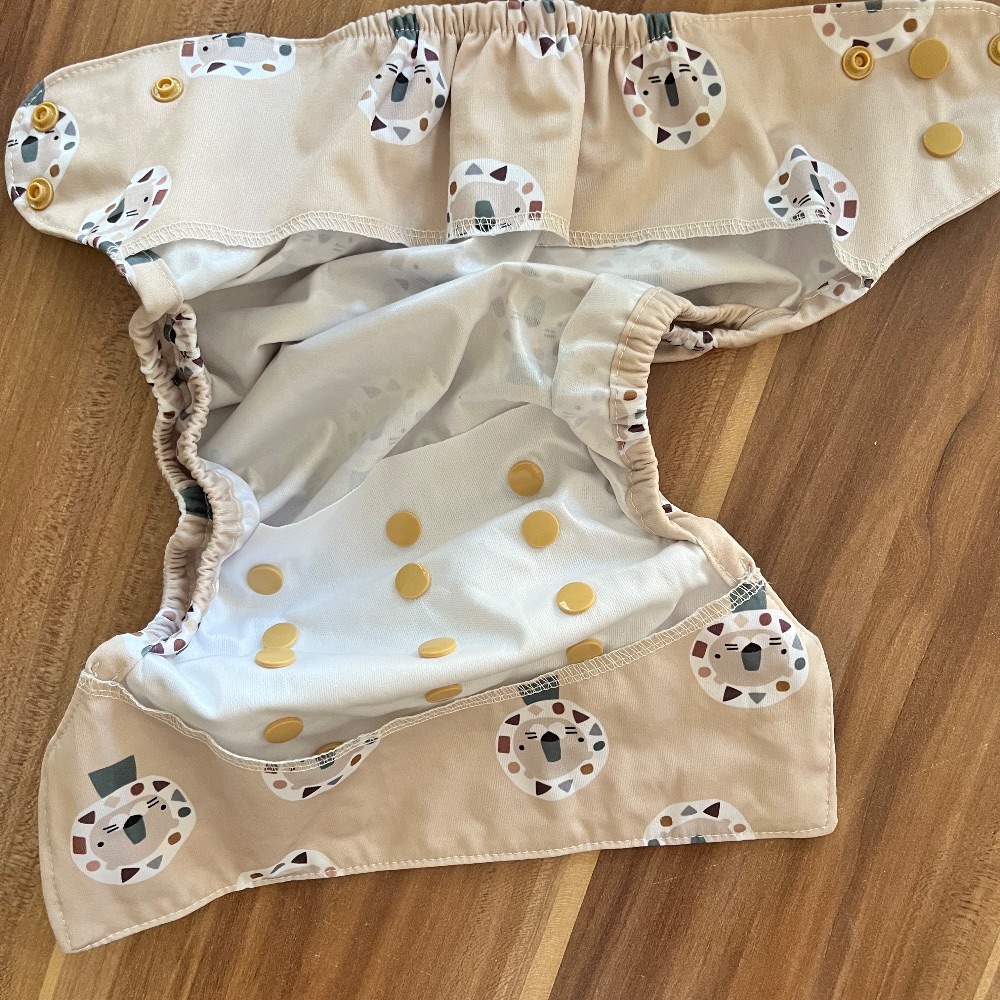 Blümchen One Size Überhosen Druckknöpfe