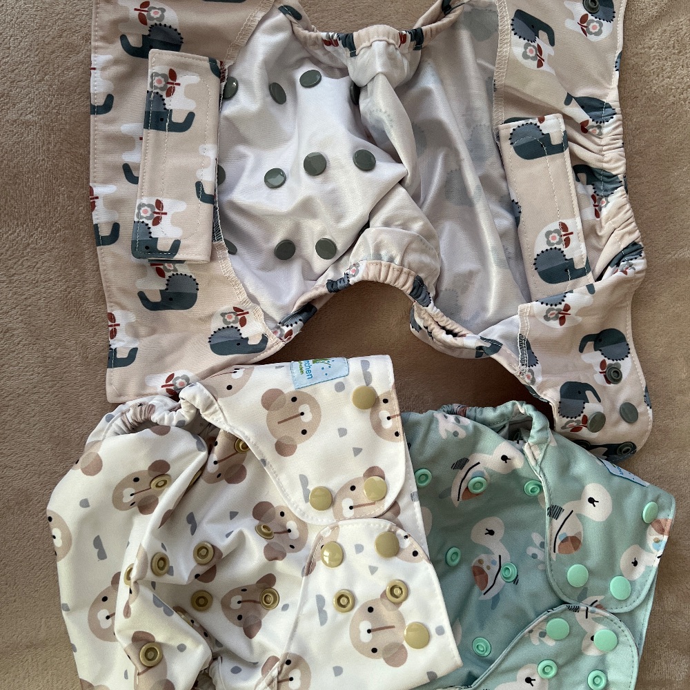 3 Überhosen Eco Shell von Blümchen in One Size