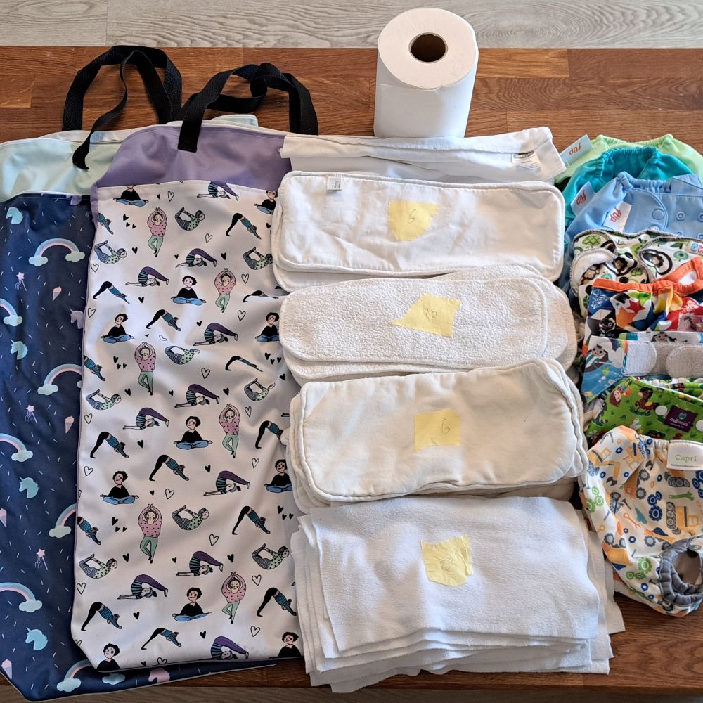 Großes Stoffwindel Set, 29 Überhosen, 81 Einlagen, Zubehör, Top Zustand Großes Stoffwindel Set, 29 Überhosen, 81 Einlagen, Zubehör, Top Zustand