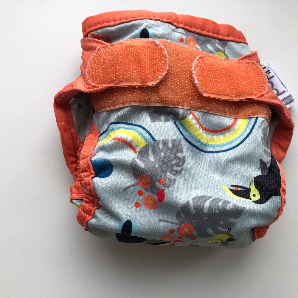 Newborn Stoffwindelpaket von Pop In, 4 Überhosen, 13 Einlagen