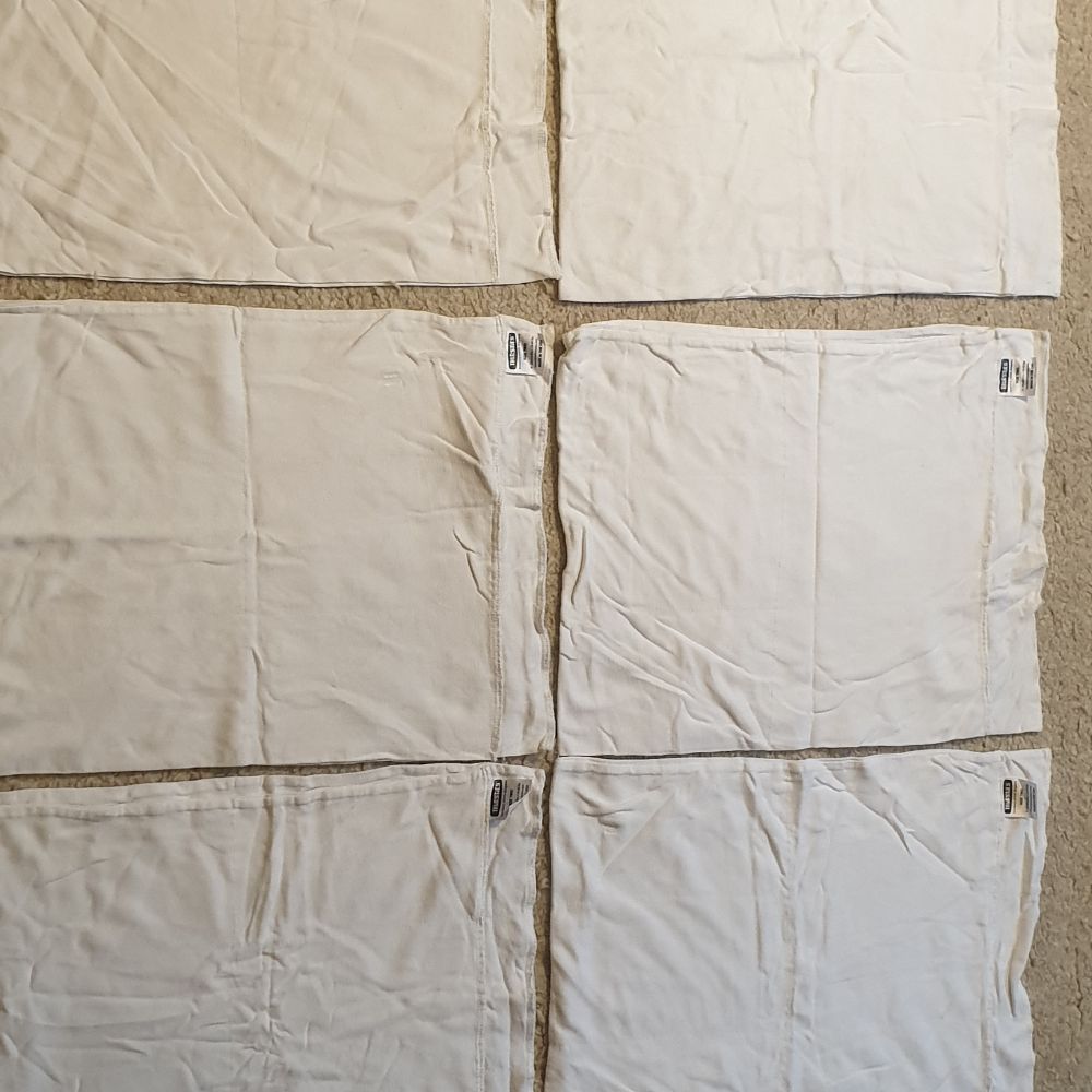 3 Blümchen blau Bambus Prefolds und 9 Thirsties Duo Hanf Prefolsd TOP ZUSTAND