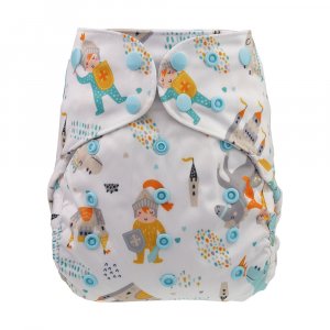Blümchen Überhose One Size mit Druckknöpfen Blümchen Überhose One Size mit Druckknöpfen