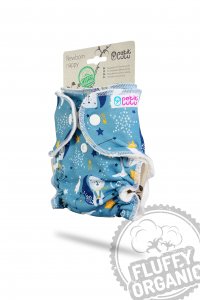 Petit Lulu Höschenwindel Newborn Fluffy Organic mit Druckknöpfen Petit Lulu Höschenwindel Newborn Fluffy Organic mit Druckknöpfen