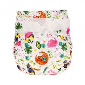 Blümchen Überhose Newborn mit Klettverschluss Blümchen Überhose Newborn mit Klettverschluss