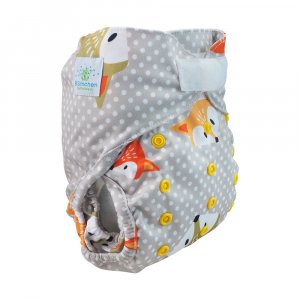 Blümchen Überhose One Size mit Klettverschluss Blümchen Überhose One Size mit Klettverschluss