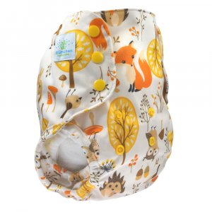 Blümchen Überhose XL mit Druckknöpfen Blümchen Überhose XL mit Druckknöpfen