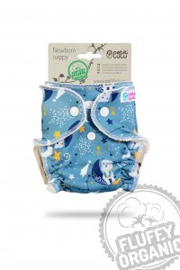 Petit Lulu Höschenwindel Newborn Fluffy Organic mit Druckknöpfen Petit Lulu Höschenwindel Newborn Fluffy Organic mit Druckknöpfen