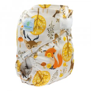 Blümchen Überhose One Size mit Klettverschluss Blümchen Überhose One Size mit Klettverschluss