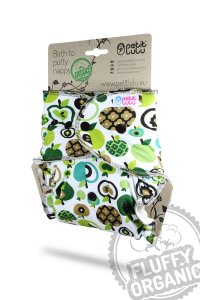 Petit Lulu Höschenwindel Fluffy Organic One Size mit Druckknöpfen Petit Lulu Höschenwindel Fluffy Organic One Size mit Druckknöpfen