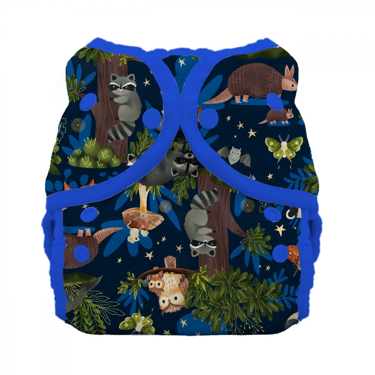 Lumina Stoffwindel Überhose One-Size Mit Doppelten Beinbündchen | Afrika Animals Design | 3,5-15kg