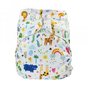 Blümchen 2in1 Überhose One Size ECO mit Druckknöpfen Blümchen 2in1 Überhose One Size ECO mit Druckknöpfen