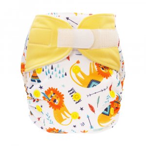 Blümchen All-in-One Windel One Size Organic mit Klettverschluss Blümchen All-in-One Windel One Size Organic mit Klettverschluss