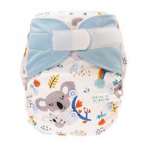 Blümchen All-in-One Windel One Size Organic mit Klettverschluss Blümchen All-in-One Windel One Size Organic mit Klettverschluss