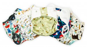 Stoffwindel-Mietpaket One Size - 12 Monate Mindestmietzeit - das Abo Stoffwindel-Mietpaket One Size - 12 Monate Mindestmietzeit - das Abo