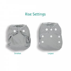 Thirsties Natural All-in-One Newborn mit Druckknöpfen