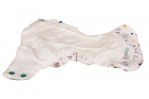 Blümchen All-in-One Newborn mit Druckknöpfen Blümchen All-in-One Newborn mit Druckknöpfen