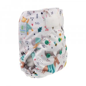 Blümchen Überhose Newborn mit Klettverschluss Blümchen Überhose Newborn mit Klettverschluss