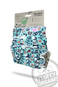 Petit Lulu Höschenwindel Fluffy Organic One Size mit Druckknöpfen Petit Lulu Höschenwindel Fluffy Organic One Size mit Druckknöpfen