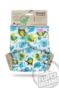Petit Lulu Höschenwindel Fluffy Organic One Size mit Druckknöpfen Petit Lulu Höschenwindel Fluffy Organic One Size mit Druckknöpfen