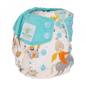 Blümchen All-in-One Newborn mit Druckknöpfen Blümchen All-in-One Newborn mit Druckknöpfen