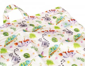 Blümchen hängender Windelsack Gr. XL Blümchen hängender Windelsack Gr. XL