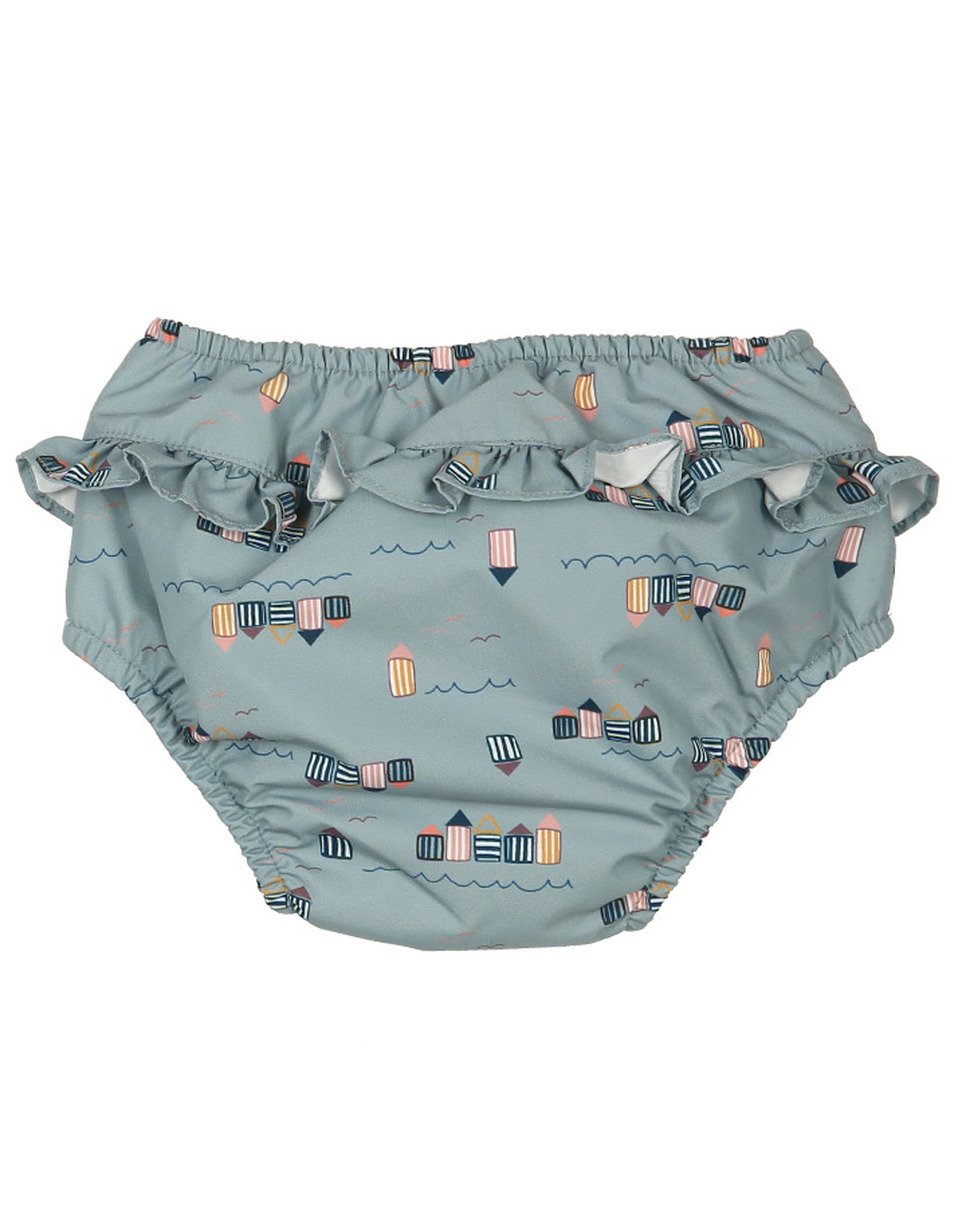 LÄSSIG Schwimmwindel Rainbow Nature - UV-Schutz 50+ Für Babys 13-18 Monate