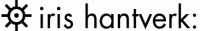 Logo Iris Hantverk