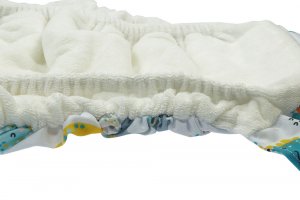 Blümchen All-in-One Windel One Size Bambus mit Klettverschluss Blümchen All-in-One Windel One Size Bambus mit Klettverschluss